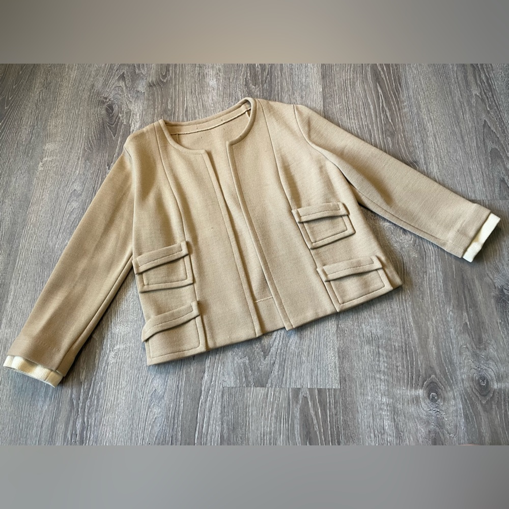 Vintage Union Made Tan Women’s Sweater Jacket